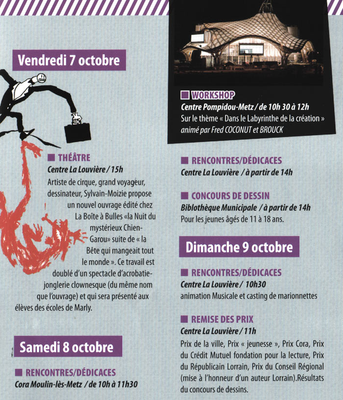 Le programme de la semaine, suite